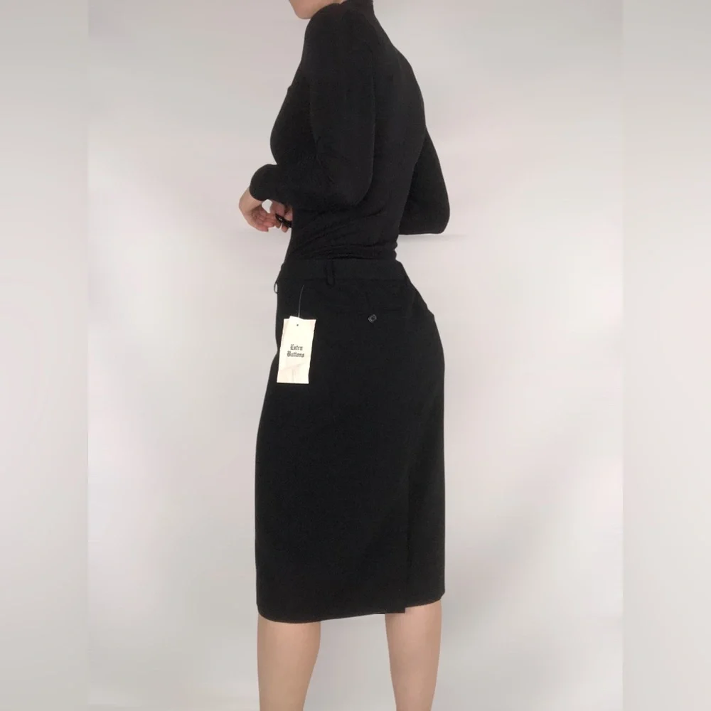 NWT Ralph Lauren Blue Label Wool Midi Skirt - Picture 4 of 6